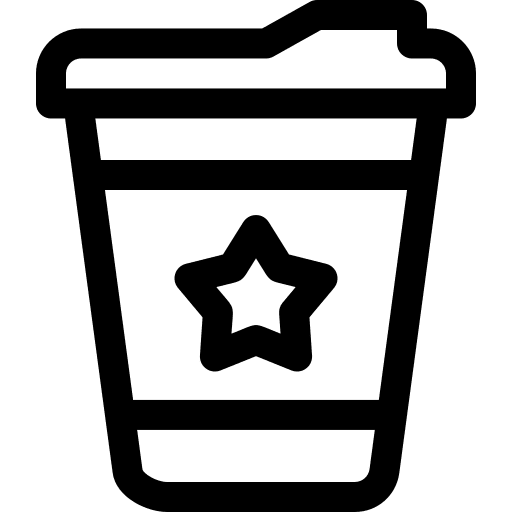 Cup package drink food and restaurant icon Cup package drink food and restaurant icon