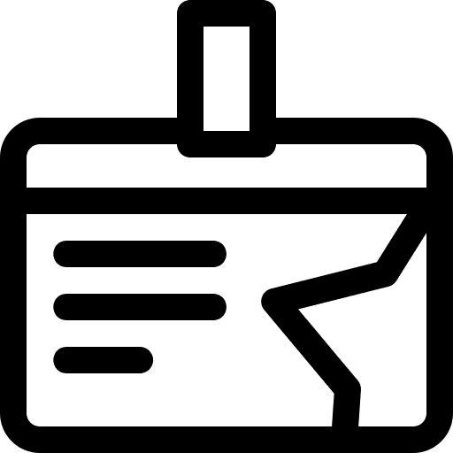 Id card id card marketing branding icon Id card id card marketing branding icon