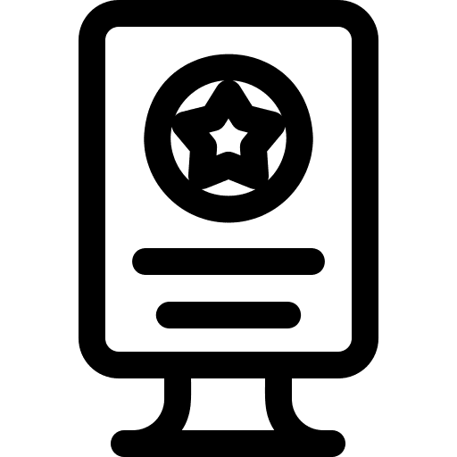 Billboard advertising billboard announcement icon Billboard advertising billboard announcement icon