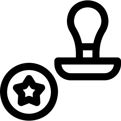 Stamp stamp enroll branding icon Stamp stamp enroll branding icon