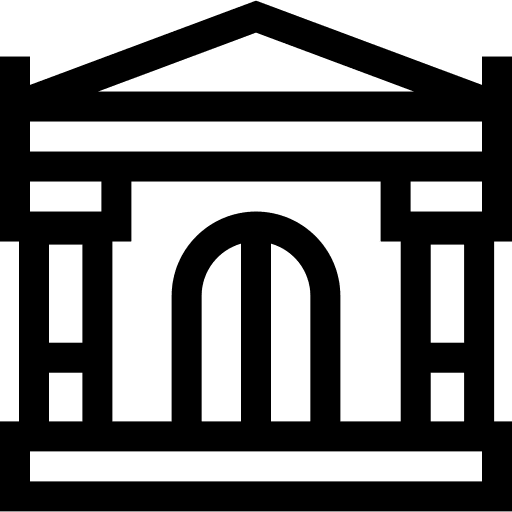 Bank banking government columns icon Bank banking government columns icon