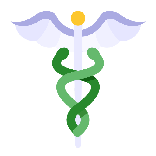 Caduceus sign caduceus medical icon
