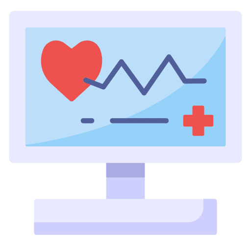 Monitor electronics analysis summary icon