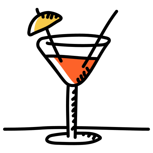 Cocktail food and restaurant cocktail alcoholic drinks icon Cocktail food and restaurant cocktail alcoholic drinks icon