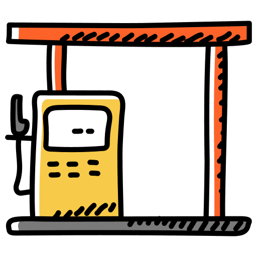 Fuel station gas station gasoline petrol icon Fuel station gas station gasoline petrol icon