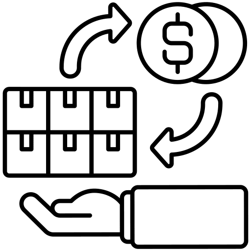 Warehouse entrepreneurship commerce business icon