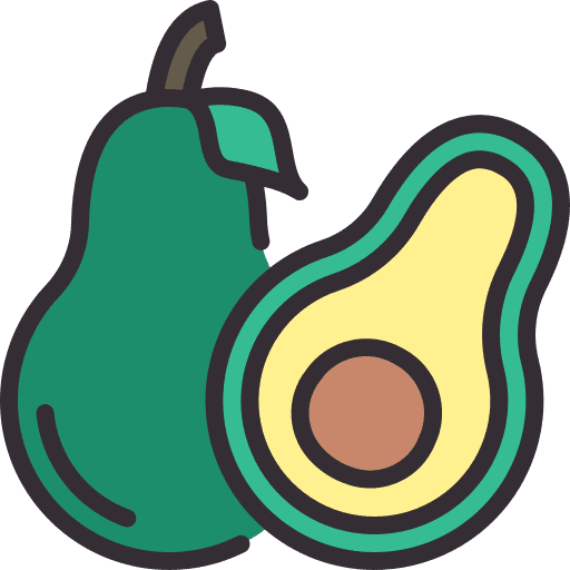 Avocado food and restaurant organic diet icon Avocado food and restaurant organic diet icon