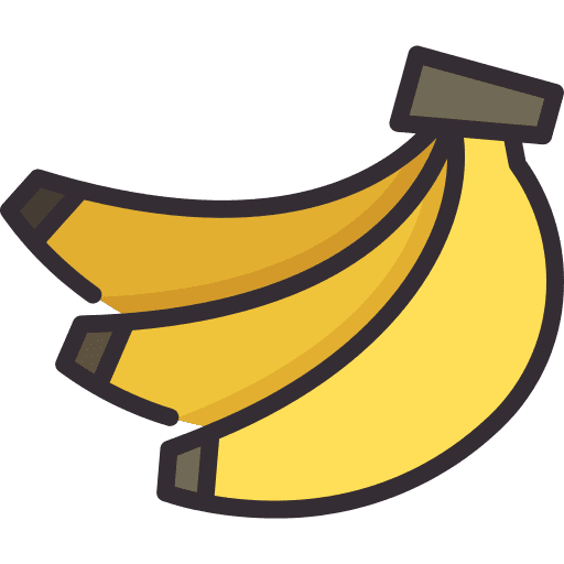 Banana vegetarian diet banana icon Banana vegetarian diet banana icon