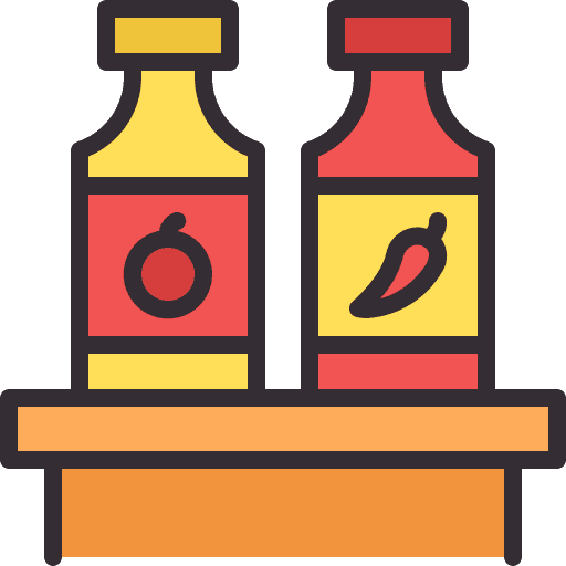 Sauce condiment fast food ketchup icon Sauce condiment fast food ketchup icon