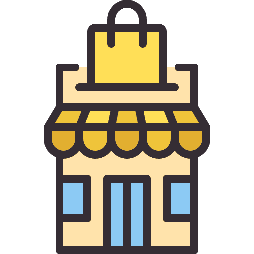 Store commerce shop mall icon Store commerce shop mall icon