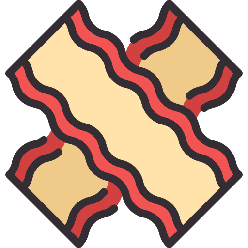 Bacon bbq barbecue food and restaurant icon Bacon bbq barbecue food and restaurant icon