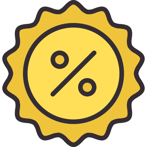 Discount bargain label discount icon Discount bargain label discount icon