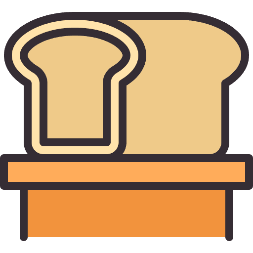 Flat bread food and restaurant food bakery shop icon Flat bread food and restaurant food bakery shop icon