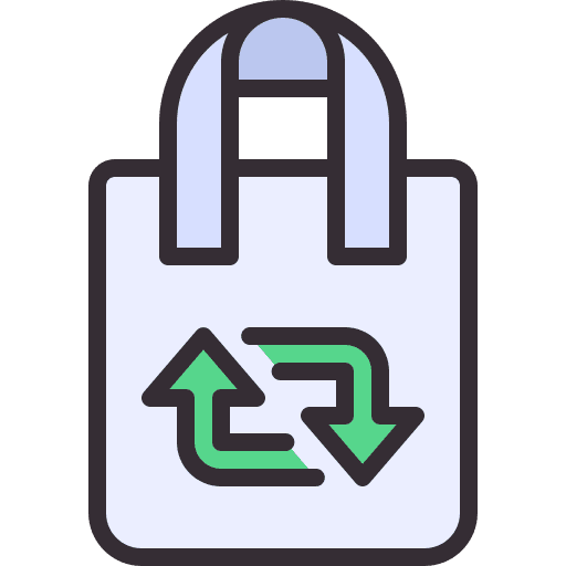 Recycle bag eco bag sustainability shopping bag icon Recycle bag eco bag sustainability shopping bag icon