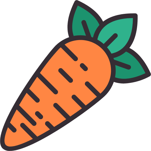 Carrot healthy food food and restaurant vegetarian icon Carrot healthy food food and restaurant vegetarian icon