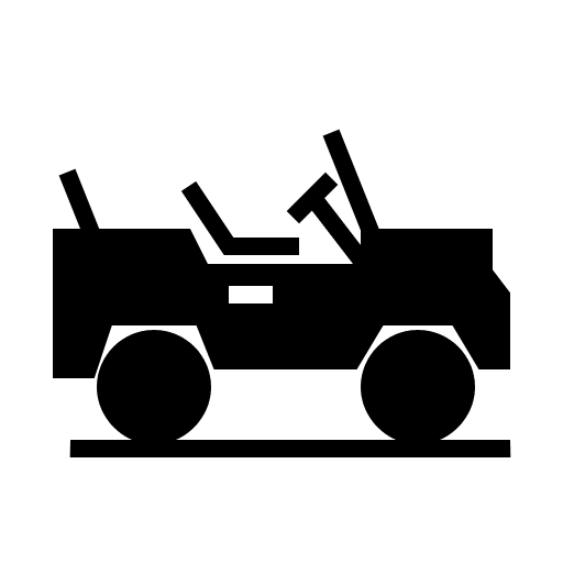 Jeep jeep car transportation icon