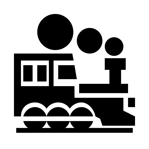 Locomotive transport automobile vehicle icon Locomotive transport automobile vehicle icon