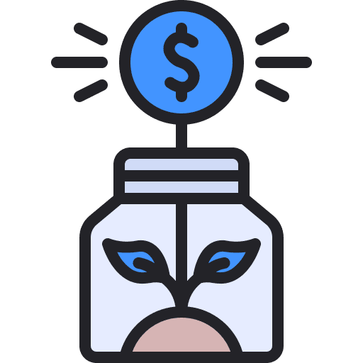 Growth growth money sprout icon Growth growth money sprout icon