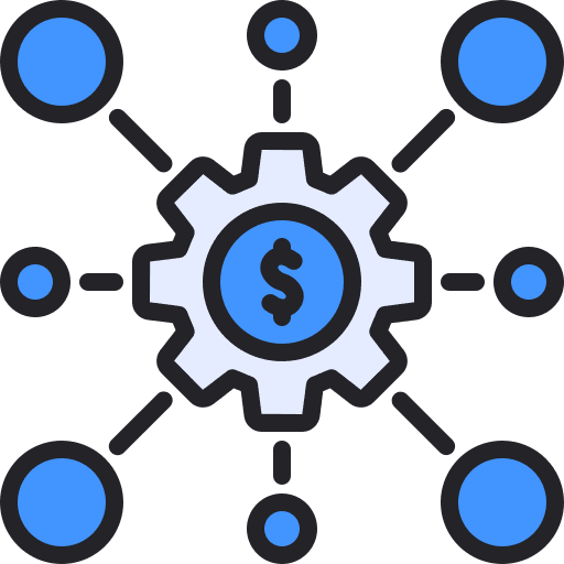 Management system work business and finance icon Management system work business and finance icon