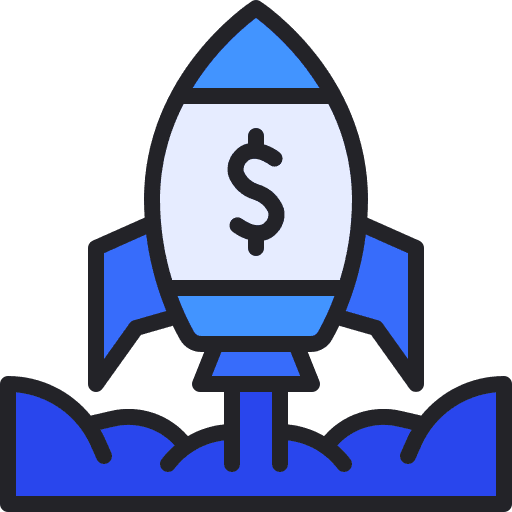 Rocket startup rocket entrepreneurship icon Rocket startup rocket entrepreneurship icon