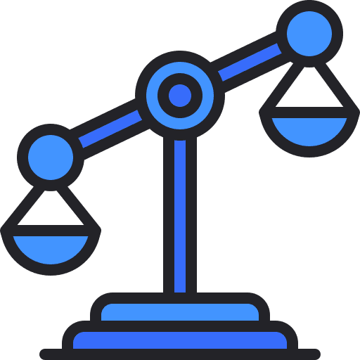 Scale miscellaneous law inequality icon Scale miscellaneous law inequality icon