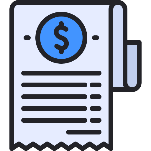Bill bill invoice payment icon Bill bill invoice payment icon