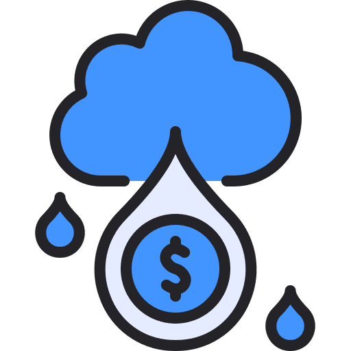 Cloud money dollar coin icon Cloud money dollar coin icon