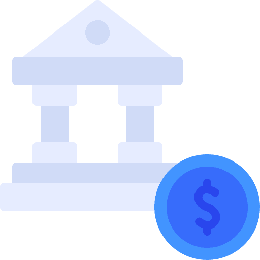 Bank money institution banking icon Bank money institution banking icon