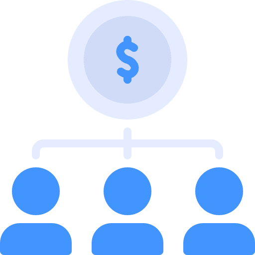 Crowdfunding user money crowdfunding icon