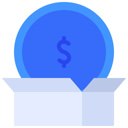 Charity open box donation solidarity icon Charity open box donation solidarity icon