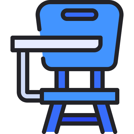 Desk chair chair school desk chair icon Desk chair chair school desk chair icon