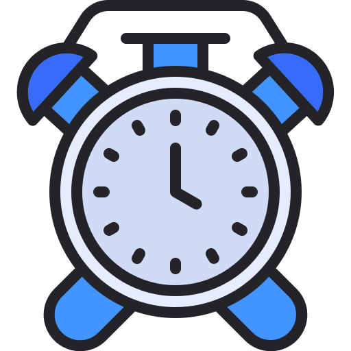 Alarm electronics clock time and date icon Alarm electronics clock time and date icon
