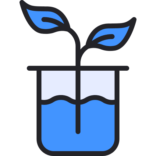 Flask biology lab science icon Flask biology lab science icon