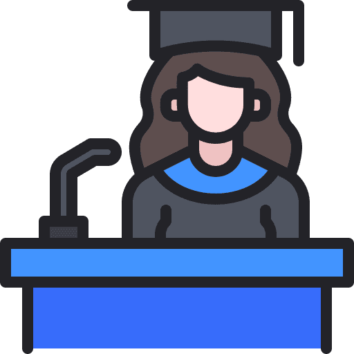 Girl student user graduation icon Girl student user graduation icon