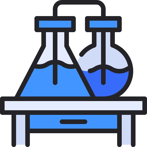 Laboratory science chemical education icon Laboratory science chemical education icon