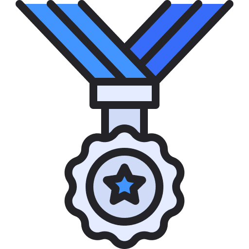 Medal champion award winner icon Medal champion award winner icon