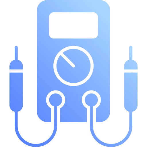 Voltmeter industry energy electronics icon
