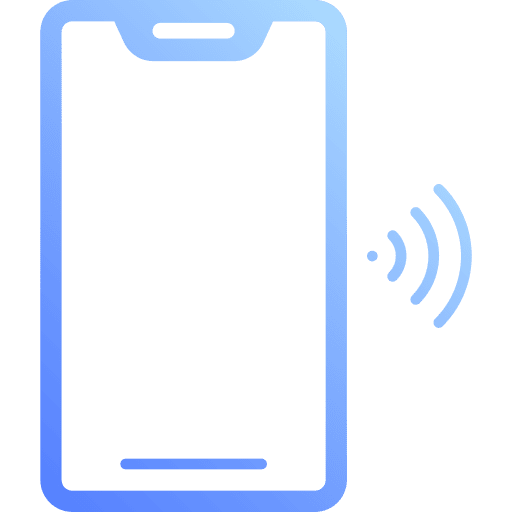 Nfc electronics nfc wifi signal icon
