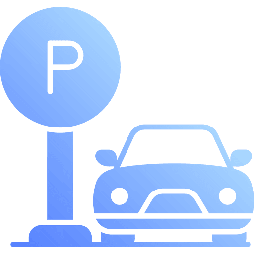 Parking area parking area vehicle parking transportation icon