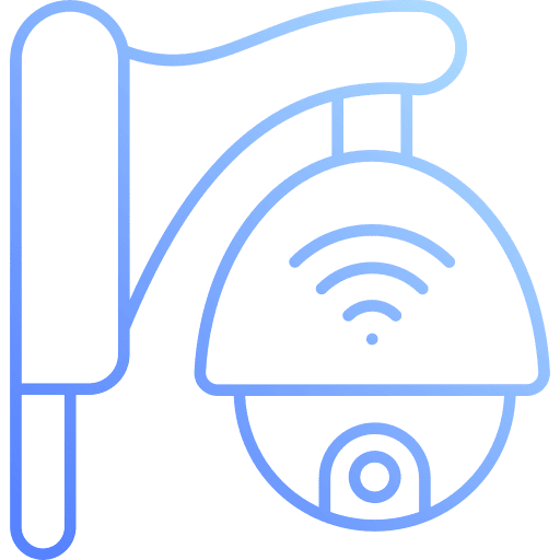 Cctv camera recording technology surveillance icon