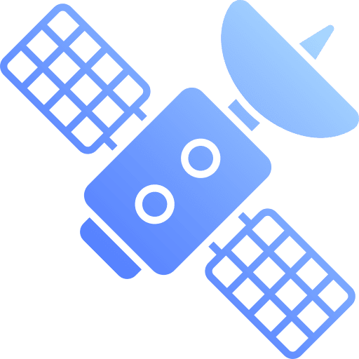 Space satellite satellite dish space satellite communications icon