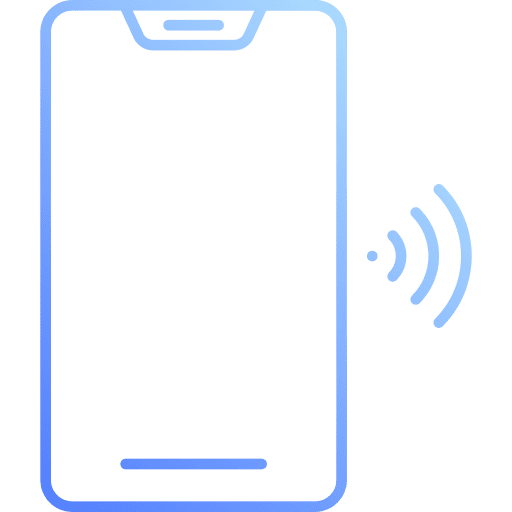 Nfc smartphone smart technology mobile phone icon Nfc smartphone smart technology mobile phone icon
