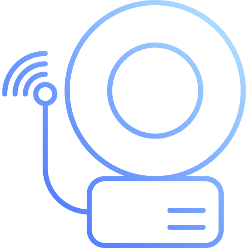 Fire alarm emergency wifi signal electronics icon Fire alarm emergency wifi signal electronics icon