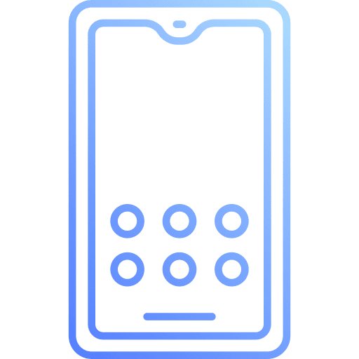 Smartphone interface electronics mobile phone icon Smartphone interface electronics mobile phone icon