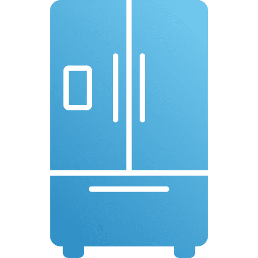 Refrigerator kitchen appliance food and restaurant refrigerator icon
