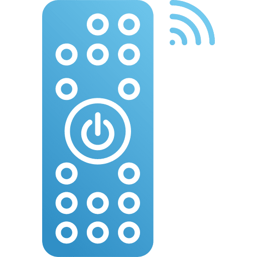 Remote control electronics wireless connection smart technology icon Remote control electronics wireless connection smart technology icon