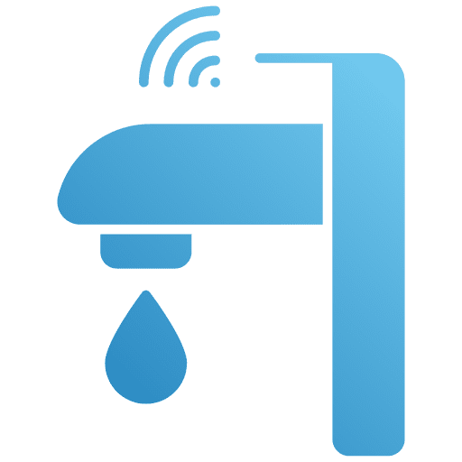 Water tap water tap furniture and household wifi signal icon Water tap water tap furniture and household wifi signal icon