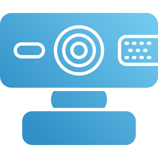 Webcam technology web camera electronics icon Webcam technology web camera electronics icon