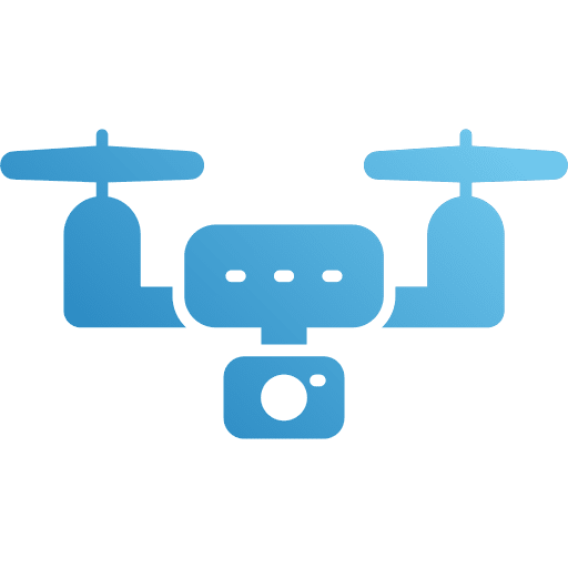 Camera drone remote control fly technology icon Camera drone remote control fly technology icon
