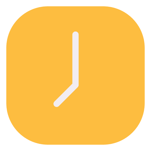Clock idle time circular clock icon